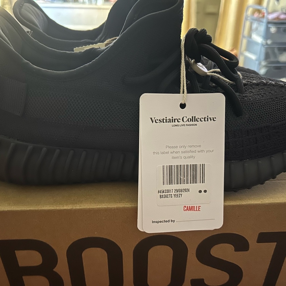 adidas Black Yeezy Sneakers
